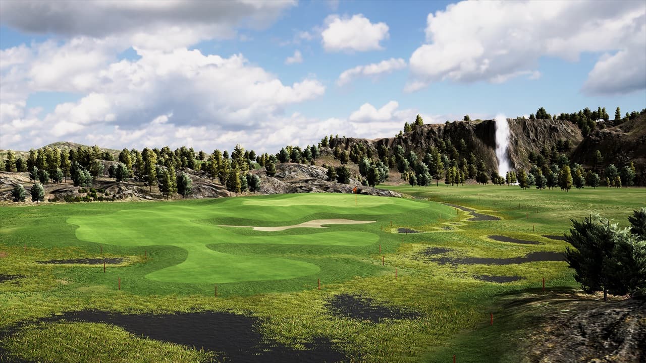 Lostwood Glen i TrackMan-simulatoren