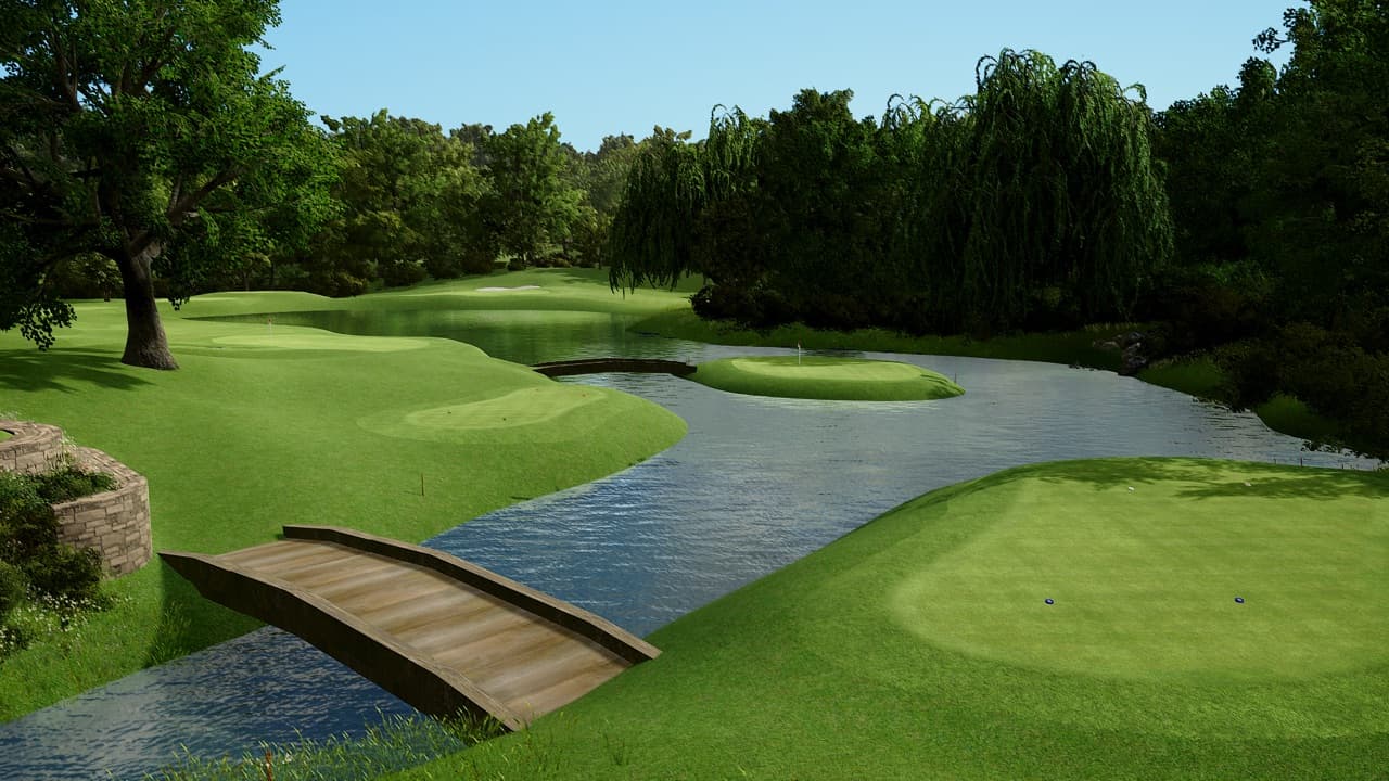 The Aces Club i TrackMan-simulatoren