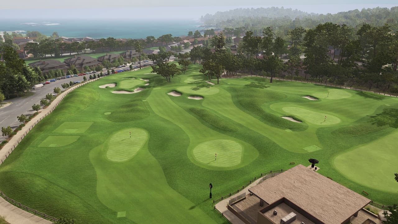 The Hay, Pebble Beach i TrackMan-simulatoren